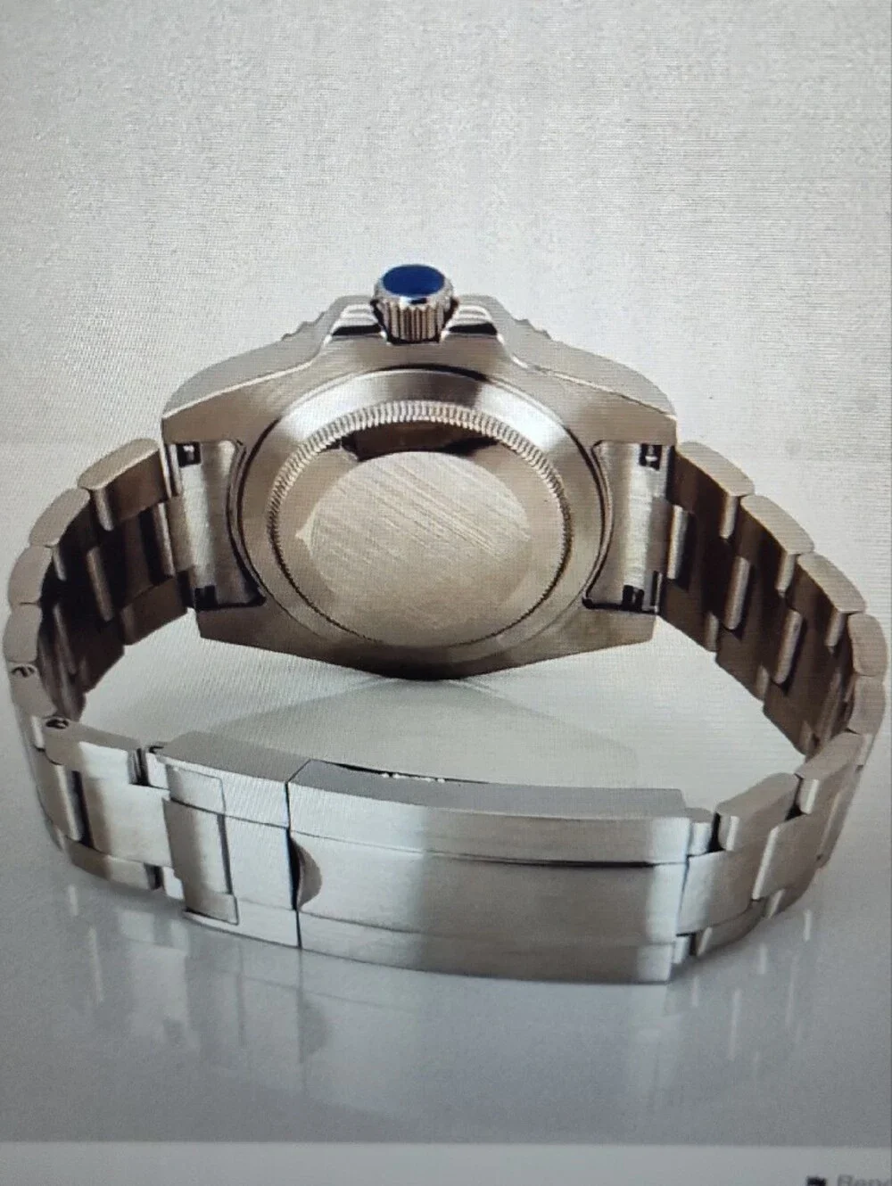 Substitute Men's Stainless Steel Watch - Blue Dial
